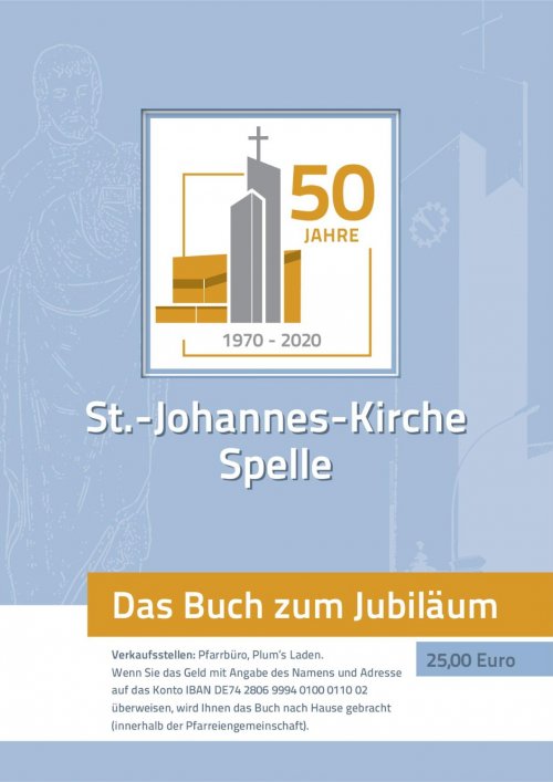 Plakat Verkauf Kirchenchronik Spelle 2020