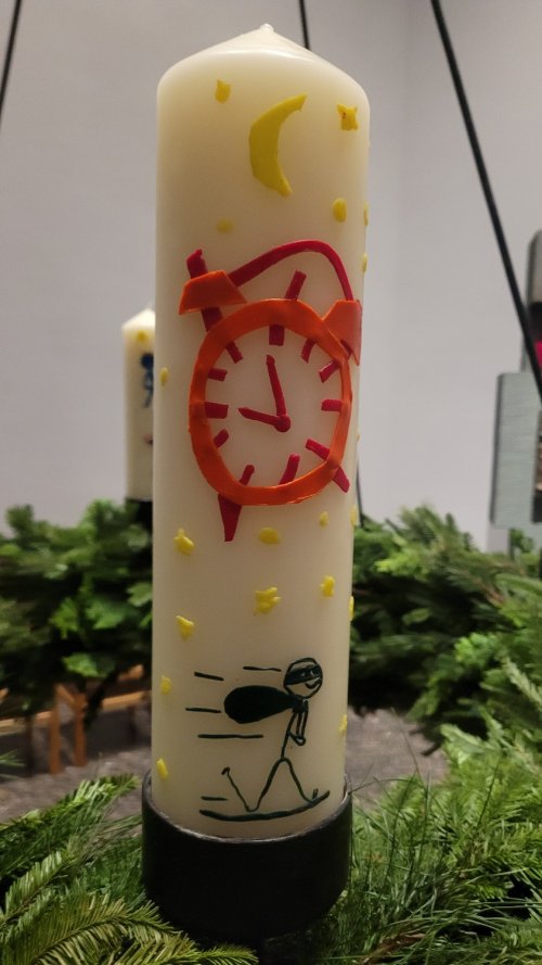 Kerzen am Adventskranz in Spelle und Venhaus