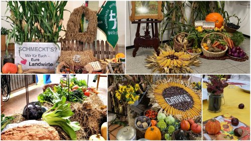 Danke für den Erntedankschmuck