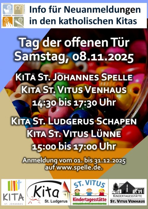 Infotag für Neuanmeldungen an den Kitas