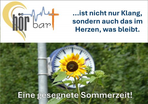Eine gute Sommerzeit!