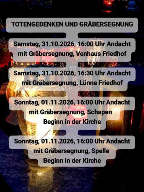 Gräbersegnungen