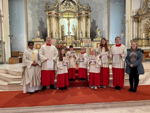 Neue Messdiener in Schapen